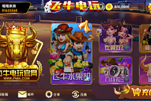 嘎嘎亲测–网狐系列新款牛皇飞牛电玩城注册登陆棋牌APP源码下载